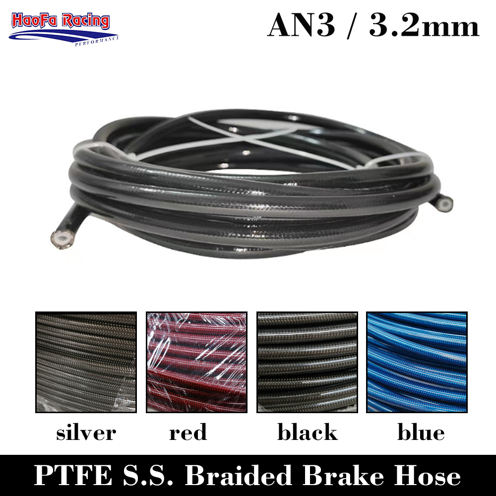 Flexible Hose Braided - An3 linhas de freio ptfe para