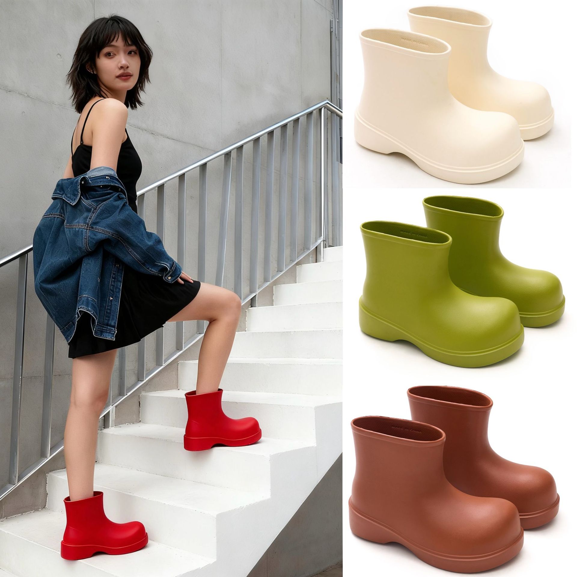 Pipe Bending Spring - Botas de chuva coreanas 2025 tubo