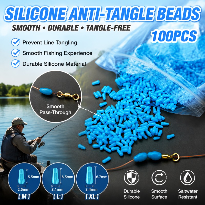 Plastic Pipe Clip - Contas de Silicone para Pesca, Conector
