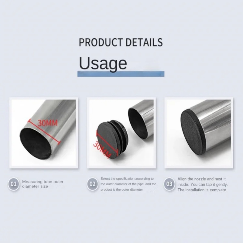 8 Peças de Tampões Redondos Pr - Plastic Pipe Clip avaliação e preço