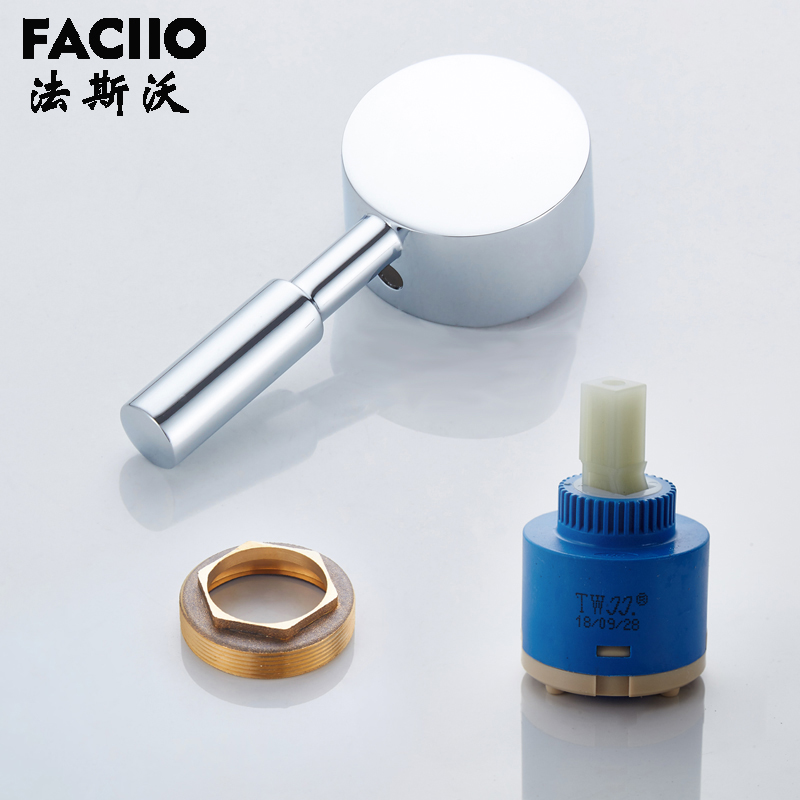 FACIIO-Punho cromado para torn - Basin Mixer Cartridge avaliação e preço