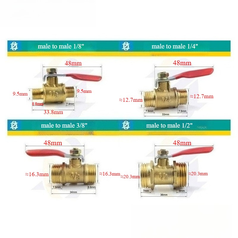 Válvula de esfera pequena de l - Compression Fitting Brass avaliação e preço