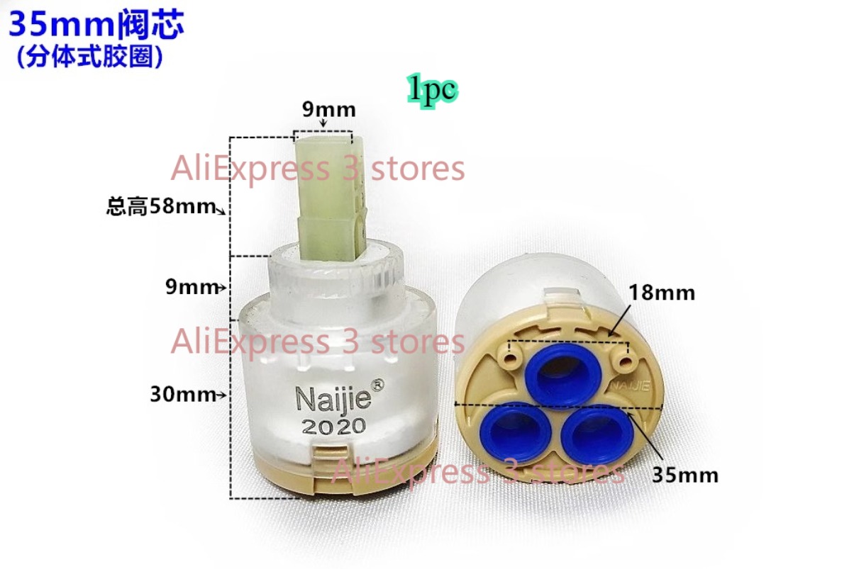 1 pçs 28mm/35mm/40mm torneira  - Shower Valve Cartridge avaliação e preço