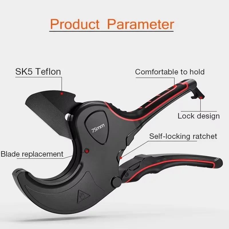 Cortador de Tubos 42mm-75mm co - Pipe Cutter Ratchet avaliação e preço