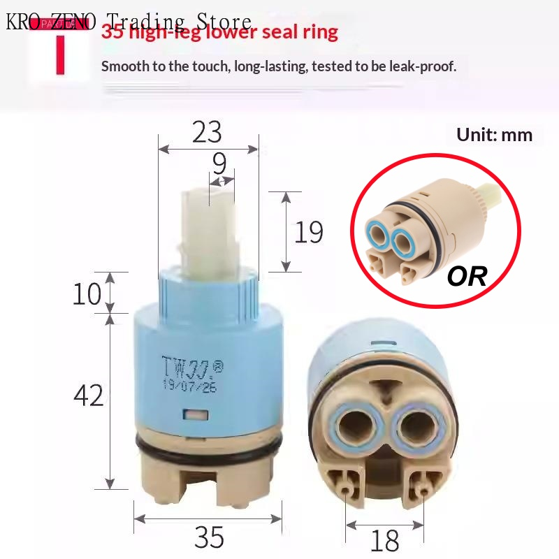 1 Peça Cartuchos Cerâmicos Plá - Basin Mixer Cartridge avaliação e preço